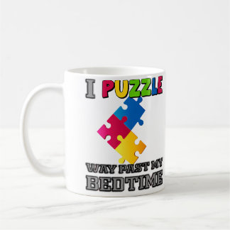 Funny Puzzle Lover Design For Men Women Kids Jigsa Coffee Mug