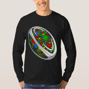 Funny Puzzle Rugby Autism Awareness Men Women Kids T-Shirt