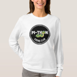 Funny Python Coding Club T-Shirt with Snack Pun