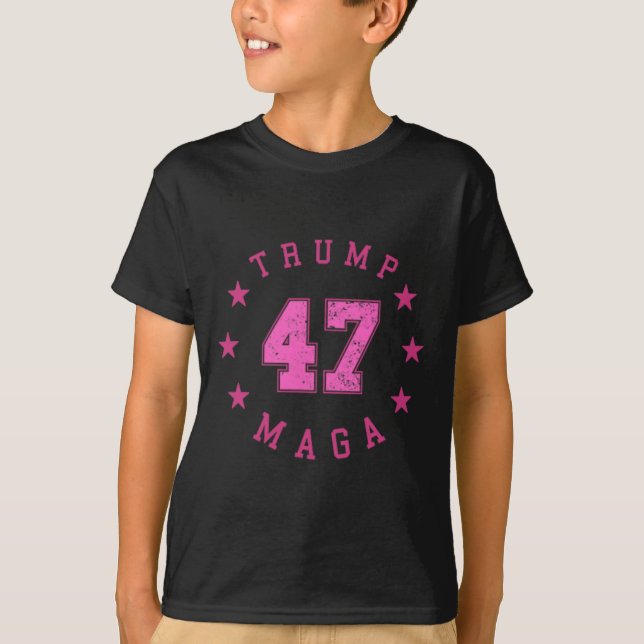 Funny Qr 45 47 Trump Inauguration 2025 Dance Code  T-Shirt (Front)
