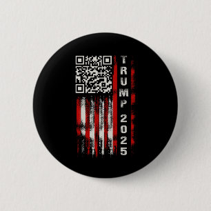 Funny Qr Donald Trump Dancing 4745 Code Video 6 Cm Round Badge