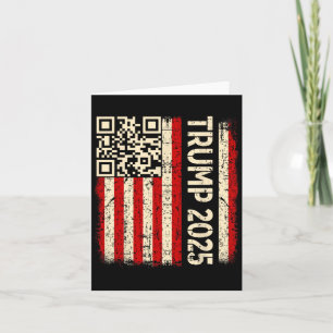 Funny Qr Donald Trump Dancing 4745 Code Video Card