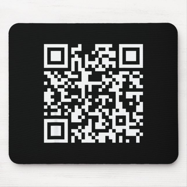 Funny Qr Don't Be A Little Btch Code Saying Quote  Mouse Pad (Front)