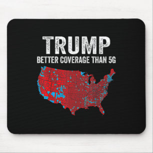 Funny Qr President Trump 4547 (on Back) Trump Danc Mouse Pad