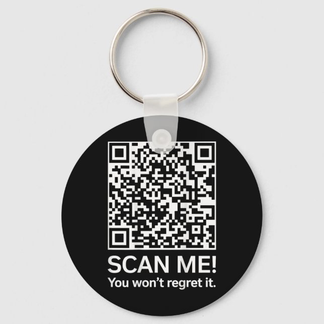 Funny Qr President Trump 4547 Trump Dancing Code ( Key Ring (Front)