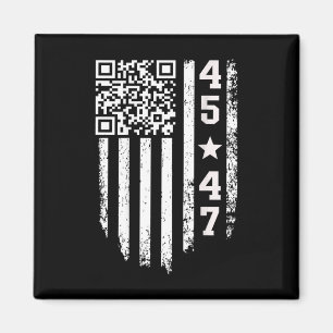 Funny Qr President Trump 4547 Trump Dancing Code Magnet