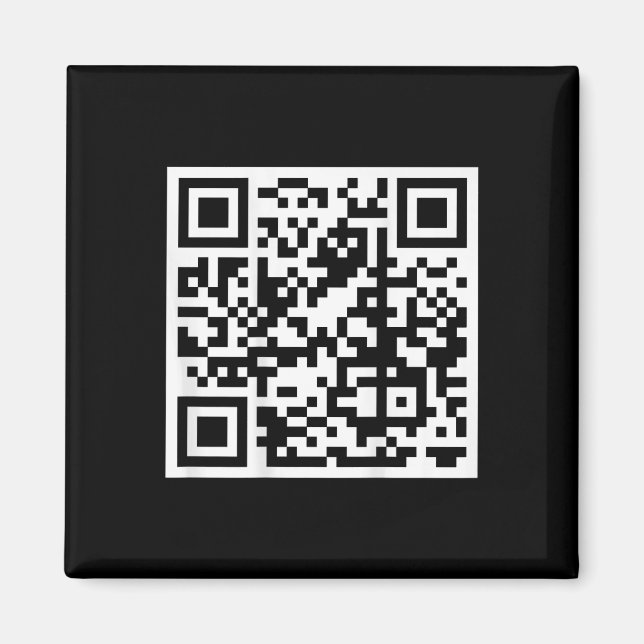 Funny Qr President Trump 4547 Trump Dancing Code O Magnet (Front)