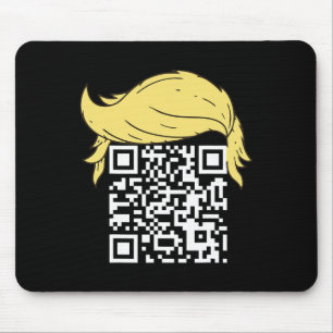 Funny Qr President Trump Dance Code 2 Mouse Pad