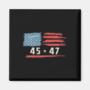 Funny Qr President Trump Dance Code 2 Side Magnet