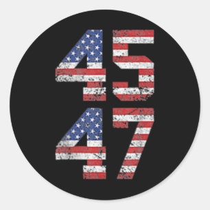 Funny Qr President Trump Dance Code (on Back) 1  Classic Round Sticker