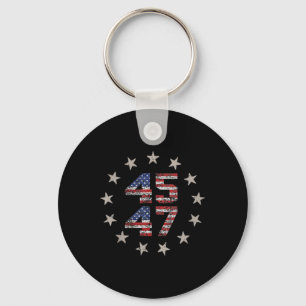 Funny Qr President Trump Dance Code (on Byck) 6  Key Ring