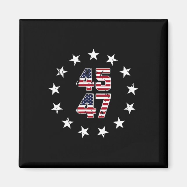 Funny Qr President Trump Dance Code (on Byck) 7  Magnet (Front)