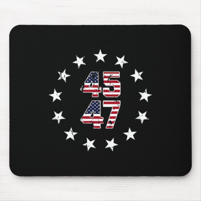 Funny Qr President Trump Dance Code (on Byck) 7  Mouse Pad (Front)