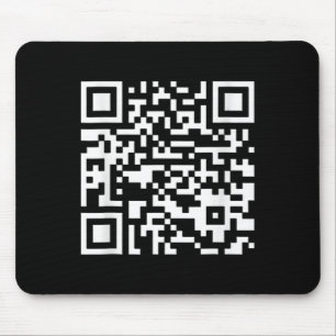 Funny Qr President Trump Dance Code (on Byck)  Mouse Pad
