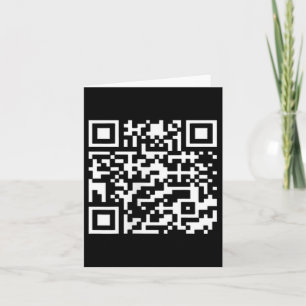 Funny Qr President Trump Dance Code T-shirt.png Card