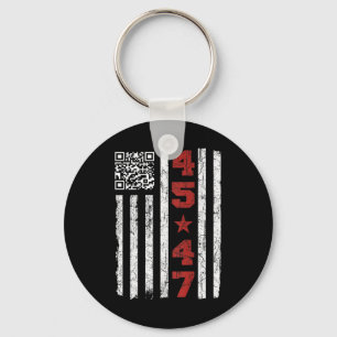Funny Qr President Trump Dance Code Trump 4547 (on Key Ring
