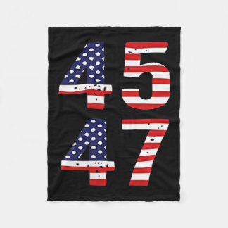 Funny Qr President Trump Dance Code Trump 45_47 Fleece Blanket