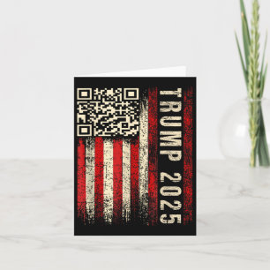 Funny Qr President Trump Inauguration Day 2025 Dan Card