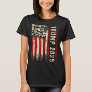 Funny Qr President Trump Inauguration Day 2025 Dan T-Shirt