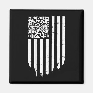 Funny Qr Scan Code President Trump 4547 Trump Danc Magnet