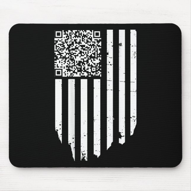Funny Qr Scan Code President Trump 4547 Trump Danc Mouse Pad (Front)