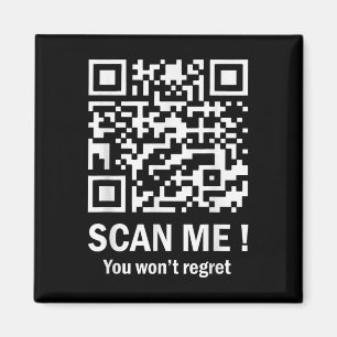 Funny Qr Scan Me President Trump 45_47 Trump Magnet