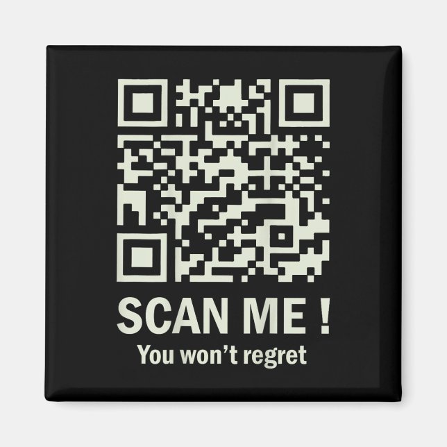 Funny Qr Scan Me Trump 45_47 Tee Trump Dancing Cod Magnet (Front)