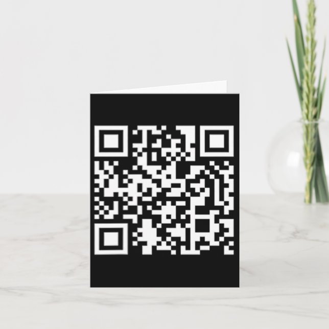 Funny Qr Trump 47 Inauguration Day 2025 Dance Code Card (Front)
