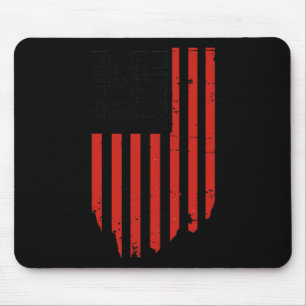 Funny Qr Trump Dancing Dance Code Red And White Mouse Pad