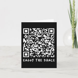 Funny Qr Trump Dancing Interactive Code _1  Card