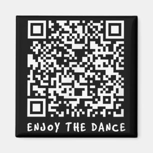 Funny Qr Trump Dancing Interactive Code _1 Magnet