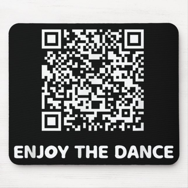 Funny Qr Trump Dancing Interactive Code  Mouse Pad (Front)