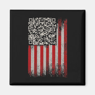 Funny Qr Trumps Dancing Dance Code  Magnet