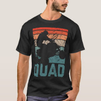 Funny Quad Retro Quad Riding Four Wheeler ATV for