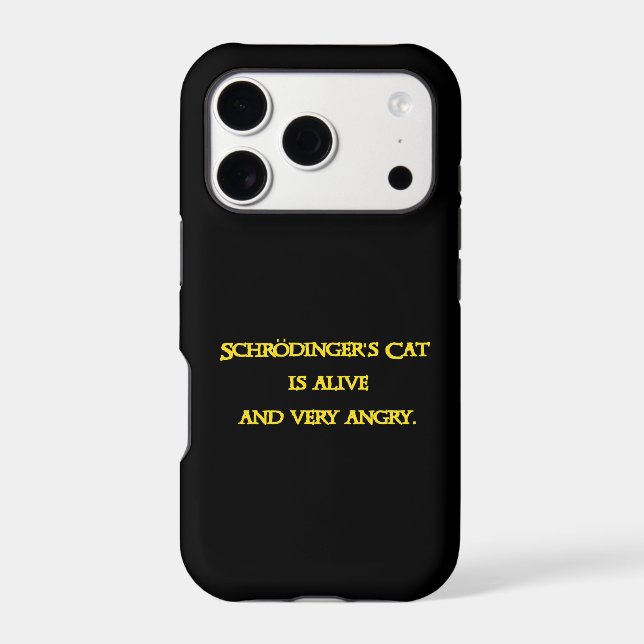Funny Quantum Dilemma - Schrödinger’s Cat is Angry (Back)
