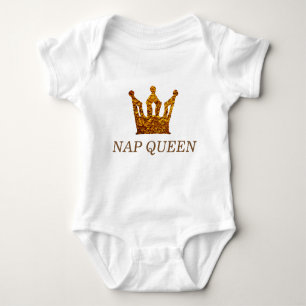 Funny Queen Baby Jersey Bodysuit
