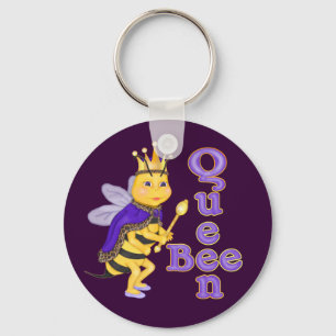 Funny Queen Bee Key Ring