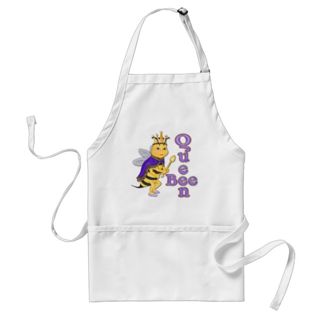 Funny Queen Bee Standard Apron (Front)