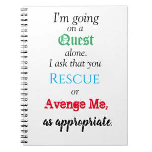 Funny Quest Notebook