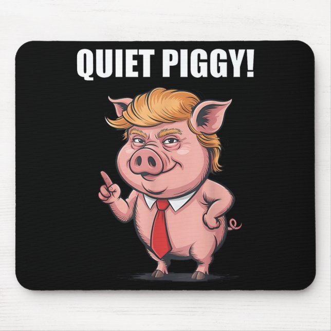 Funny Quiet Ggy  Mouse Pad (Front)