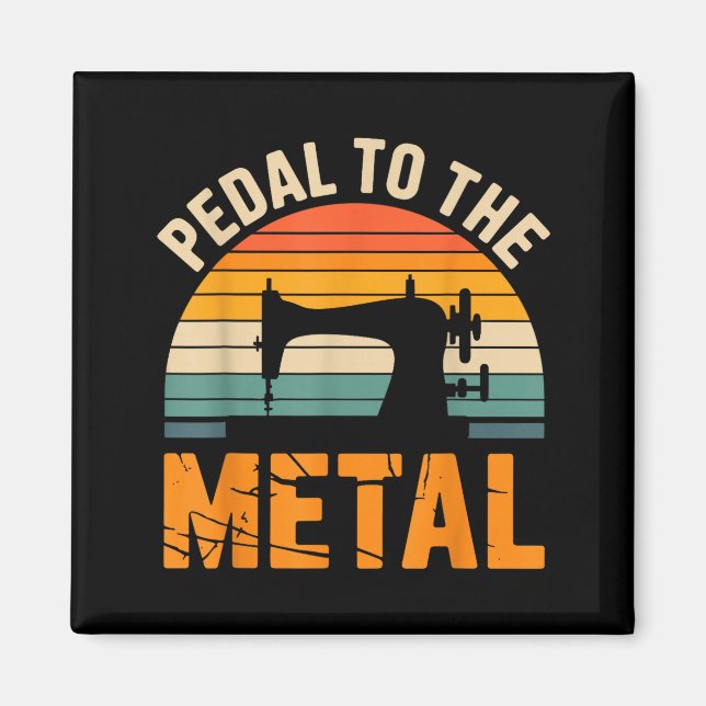 Funny Quilting Art For Men Women Quilt Sewer Quilt Magnet (Front)