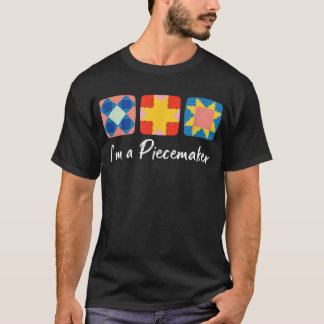 Funny Quilting Designs For Women Girls Quilt Lover T-Shirt