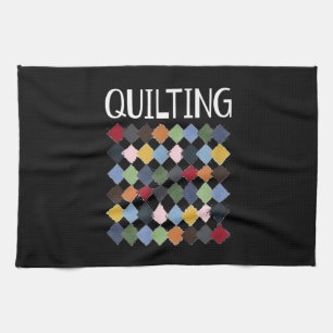 Funny Quilting Lovers Birthday Gifts Quilting Tea Towel