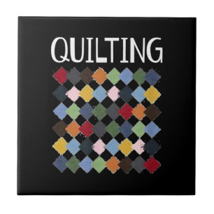 Funny Quilting Lovers   Birthday Gifts Quilting Tile