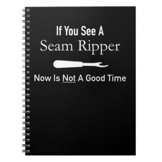 Funny Quilting Seamstress Gift Idea Quilting Notebook