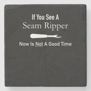 Funny Quilting Seamstress Gift Idea Quilting Stone Coaster