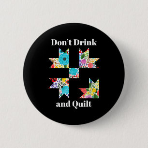 Funny Quilting Sewing Quilt Quilter Gift  6 Cm Round Badge