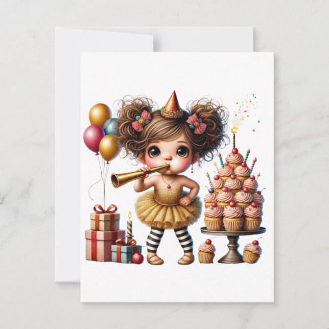 Funny Quirky Gnome Birthday (Front)