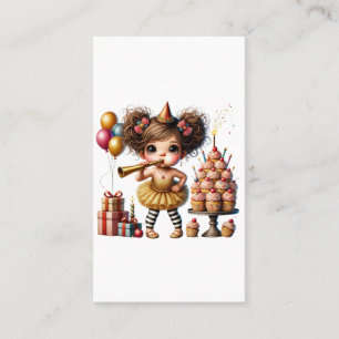 Funny Quirky Gnome Birthday Calling Card