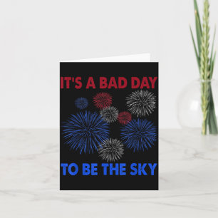 Funny Quote A Bad Day To Be The Sky Sarcastic Card